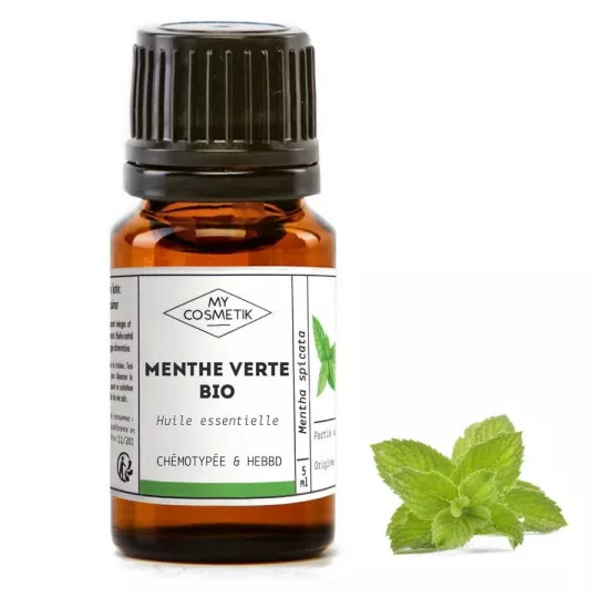 Aceite esencial de menta verde orgánico