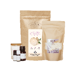 [K1760] Bolsa de cosméticos DIY - Receta de vela aromática de masaje relajante de palisandro